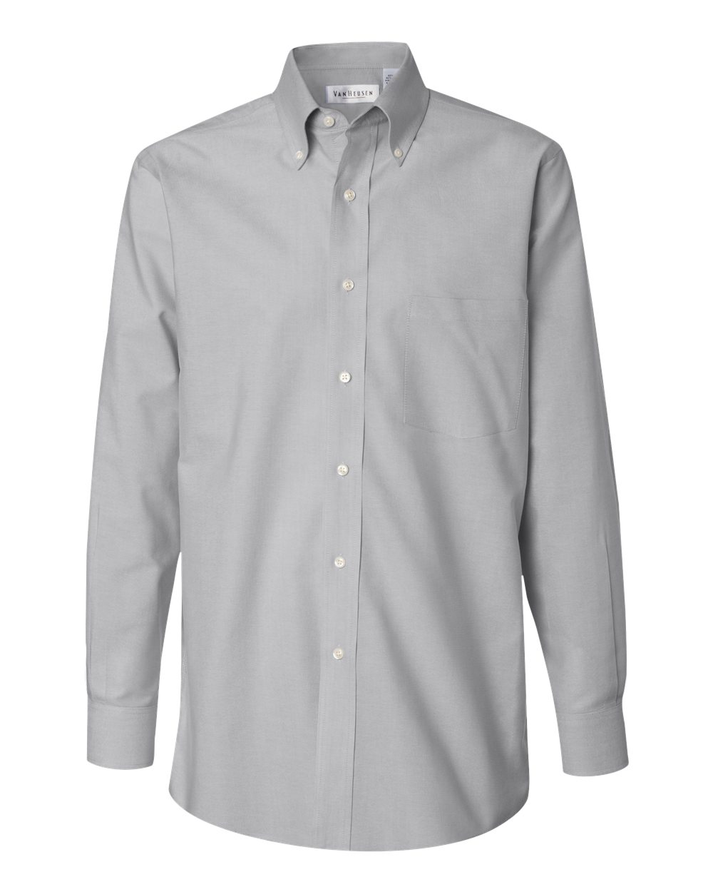 light gray button up shirt