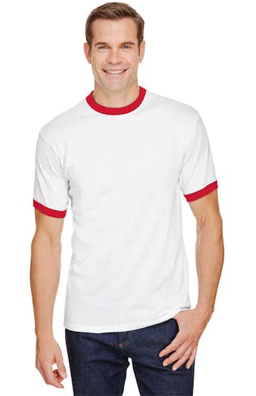 Augusta Sportswear 710 White / Red