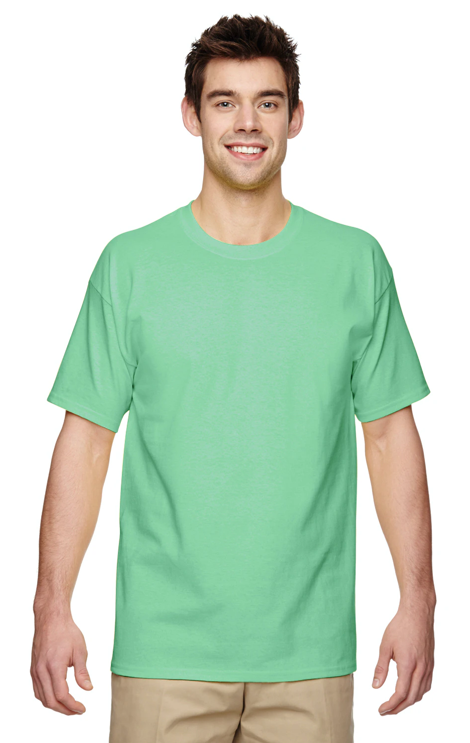 green mint shirt