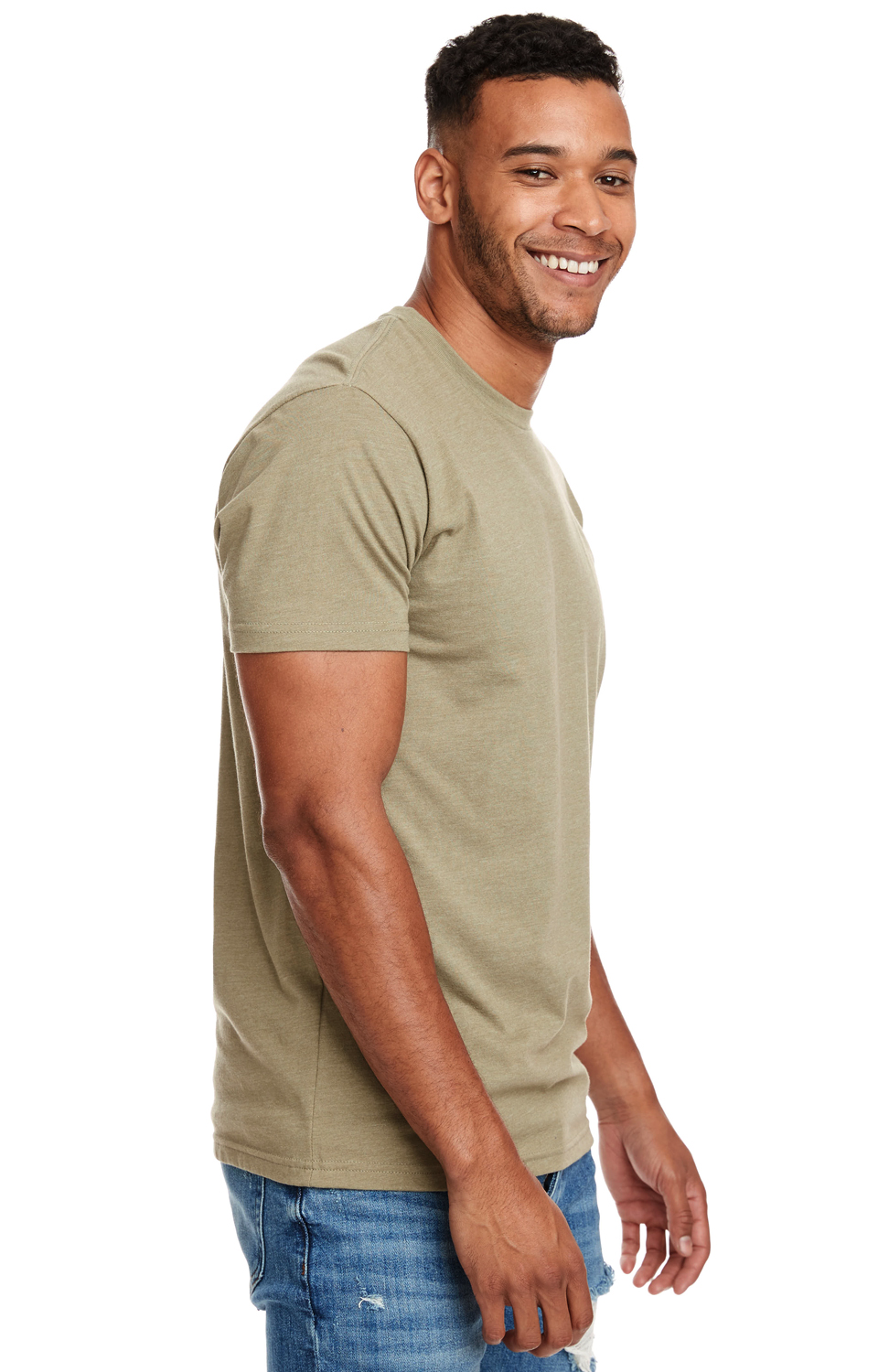 Next Level N6210 Light Olive Men's CVC 
