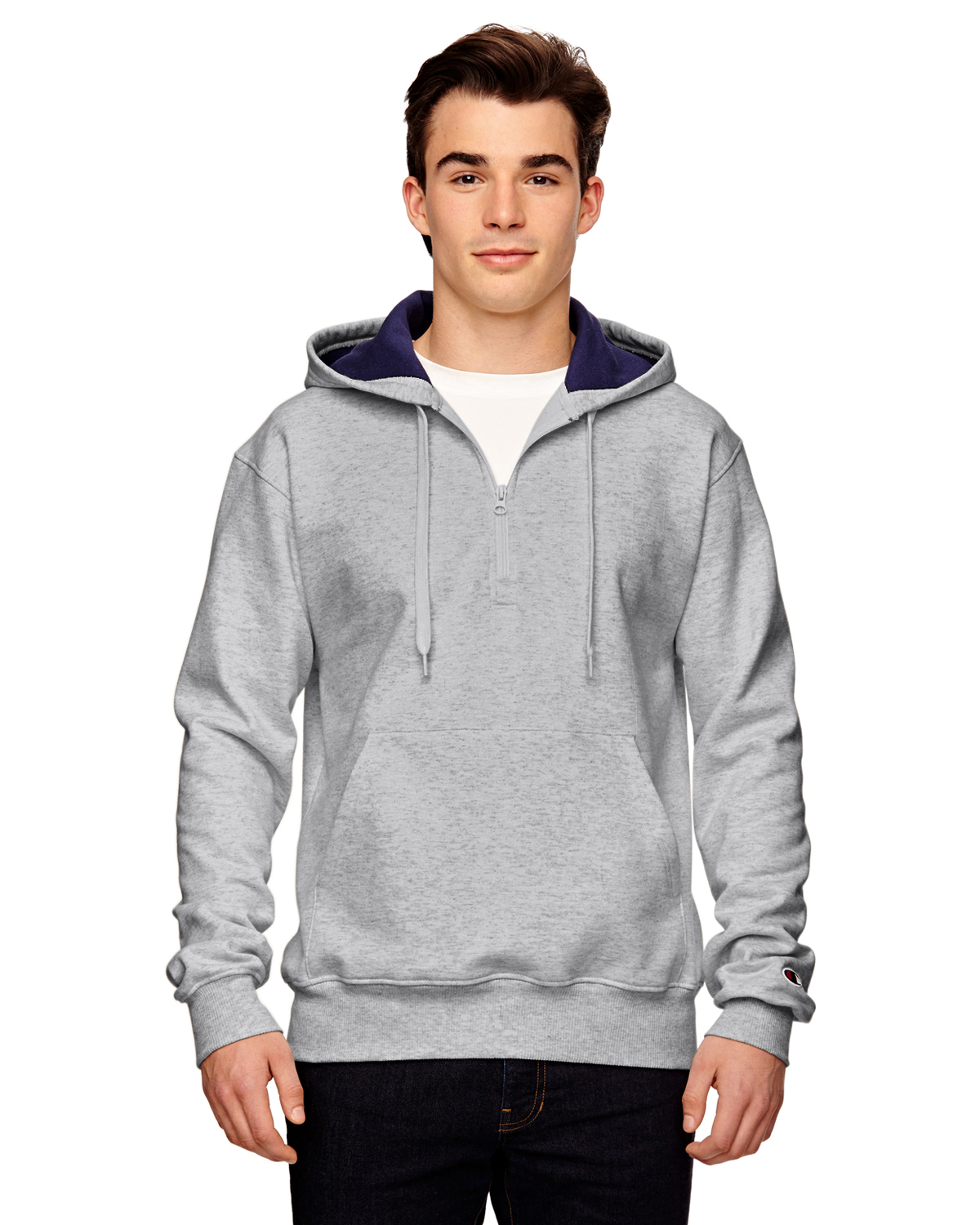 cross weave hoodie