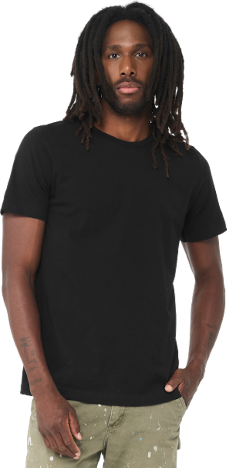 Jiffy 3001c Shirts Canvas Jersey Unisex Black Shirt T Bella |