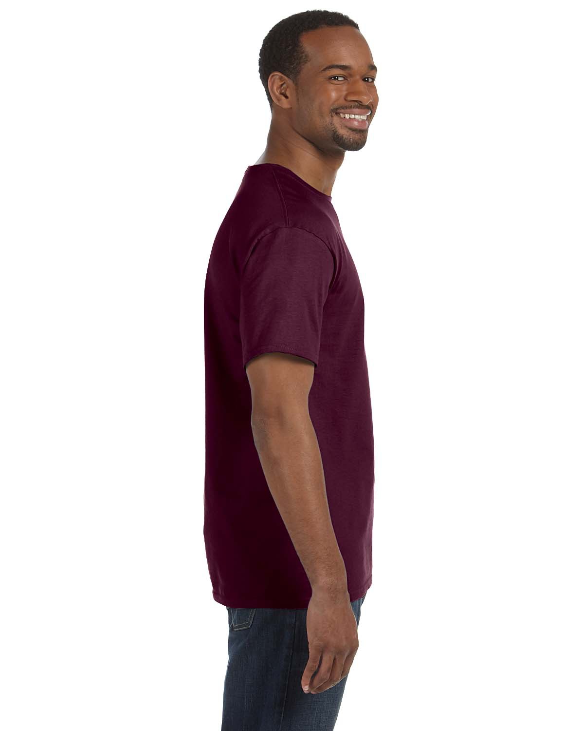 blank burgundy t shirt