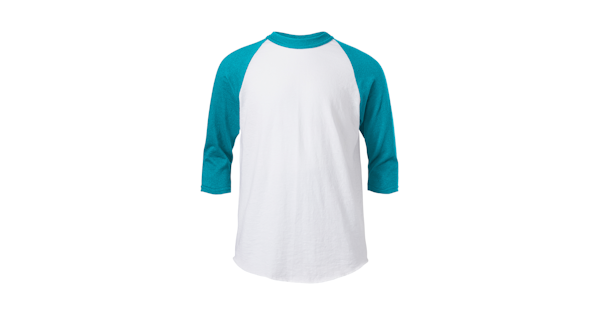 Teal baseball best sale shirt