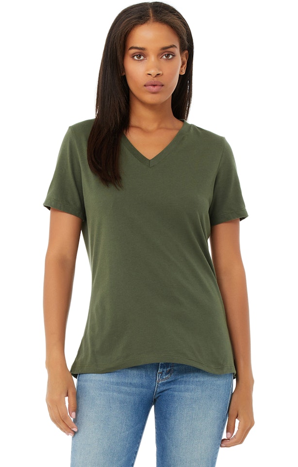 social Sammenhængende bud Bella Canvas 6405 Ladies' Relaxed Jersey V Neck T Shirt | Jiffy Shirts