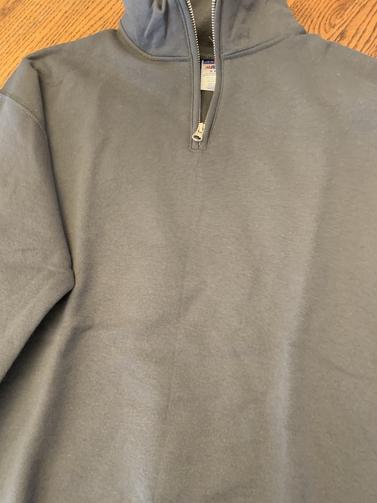 Jerzees 995 M Adult 8 Oz. Nu Blend® Quarter Zip Cadet Collar Sweatshirt ...